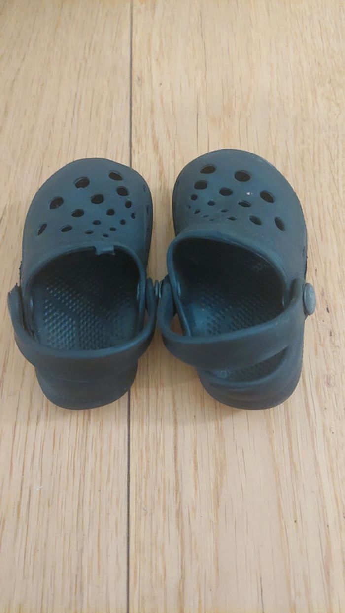 Sabots plastique noirs - photo numéro 2