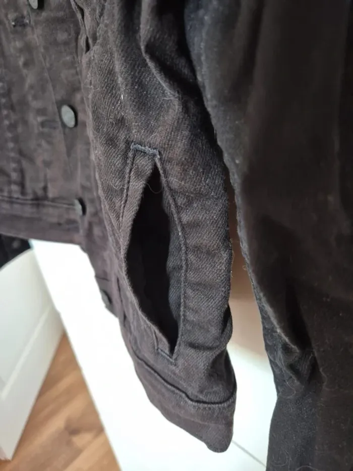 Veste en jeans LEVI'S authentique taille S noir - photo numéro 7