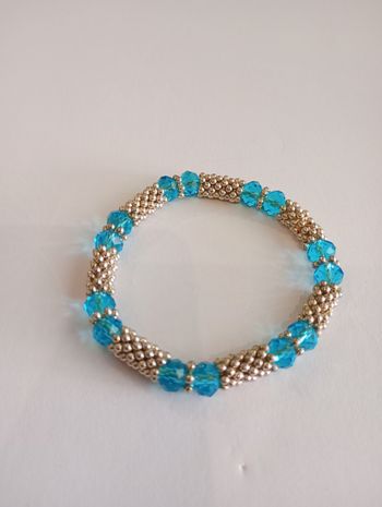 Bracelet perles turquoise