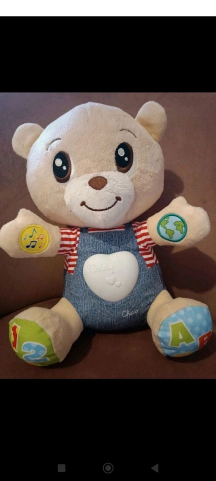 Peluche musicale teddy