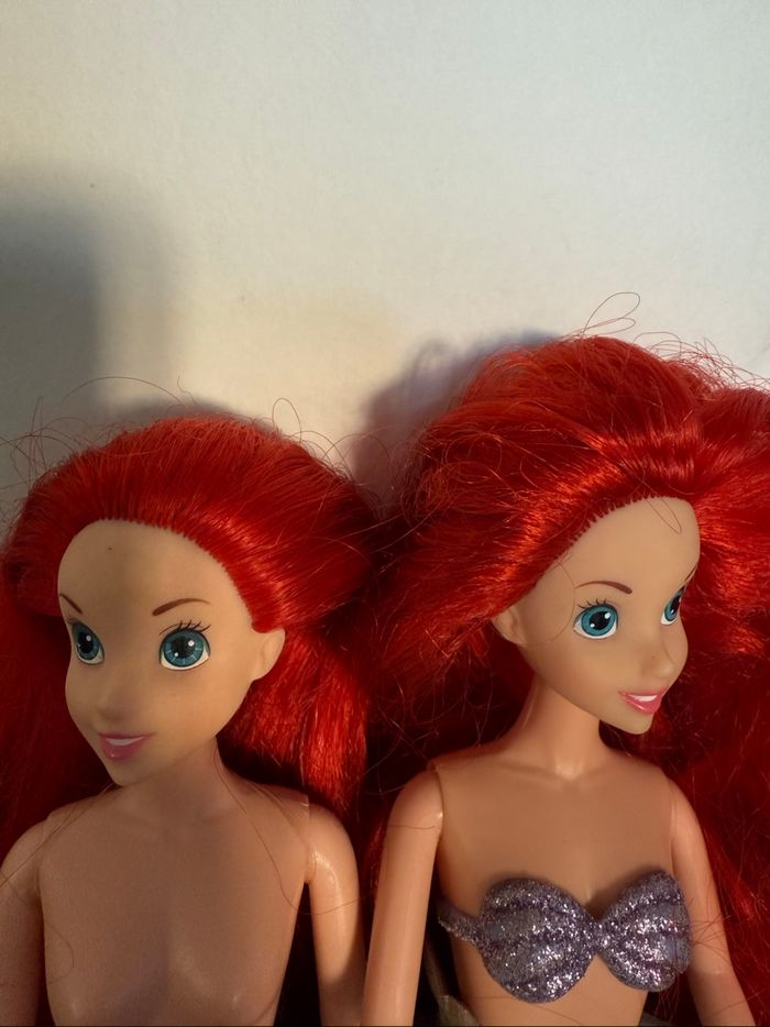 2 poupées Ariel la petite sirène - photo numéro 3