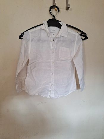 Chemise blanche 4 ans
