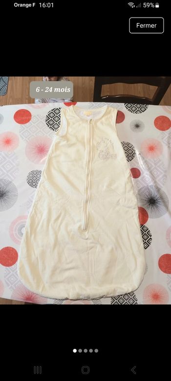 Gigoteuse mixte Taille 6 à 24 mois