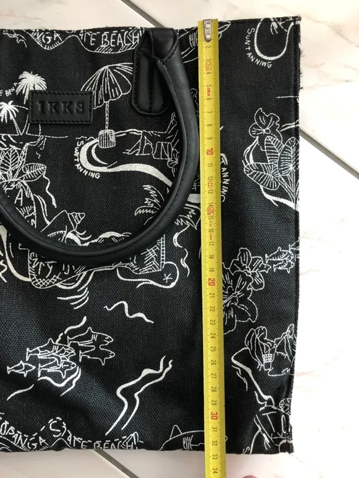 Sac cabas IKKS - noir - photo numéro 8