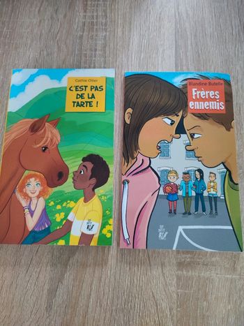 Neuf lots 2 livres romans enfant 9 ans
