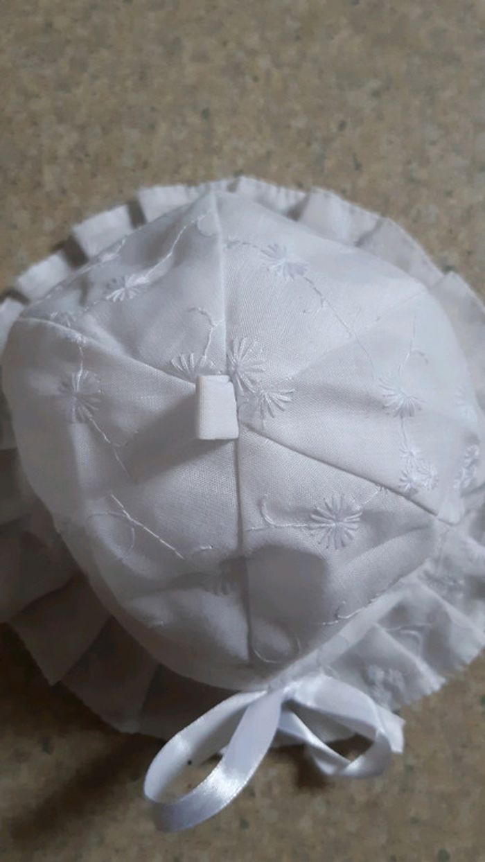 Chapeau fille 3 mois - photo numéro 3