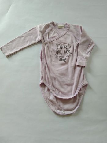 bodie body parme ouverture cache coeur mots d'enfants fille 6 mois