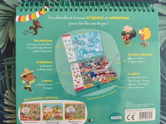 Livre jeu Cherche et trouve autour du monde - photo numéro 6