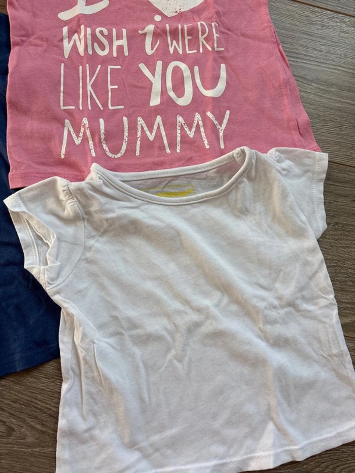 Lot de 4 tee shirts manches courtes en 12 mois - photo numéro 4