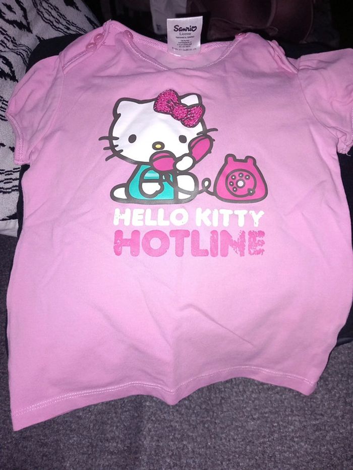 T-shirt taille 92cm 2ans c&a hello kitty - photo numéro 1