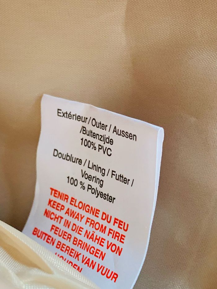 Trousse pochette beige ecru avec pompon Rodier Damart - photo numéro 5