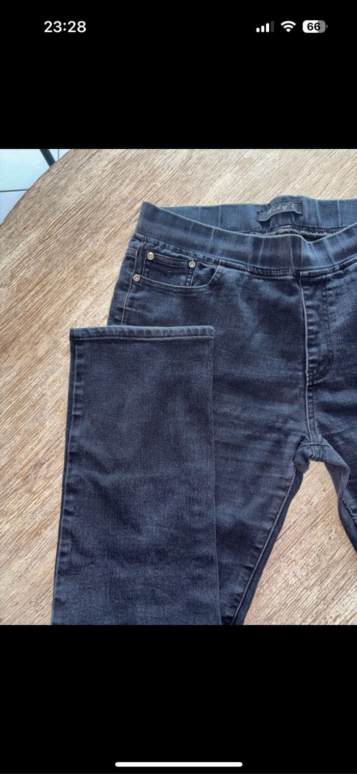 Jeans coupe droite noir - photo numéro 2