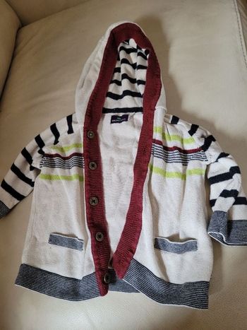 Gilet à capuche sergent major 6 mois