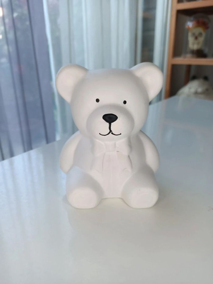 Tirelire ourson en céramique