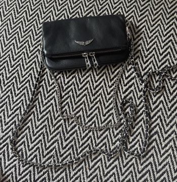 Pochette rock nano cuir zadig&voltaire