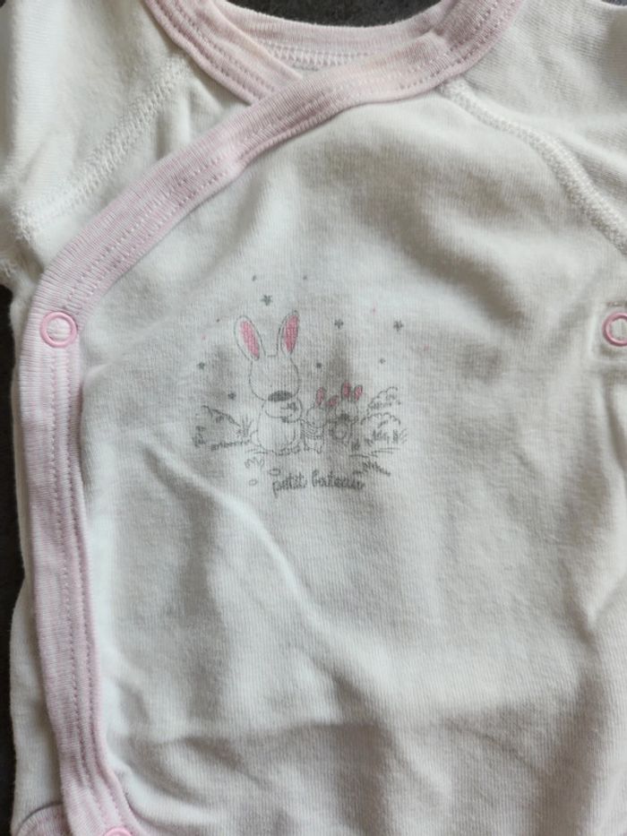 Bodie manches longues Petit Bateau 1 mois - photo numéro 2