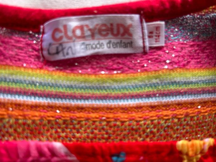 Joli pull multicolore Clayeux - photo numéro 3
