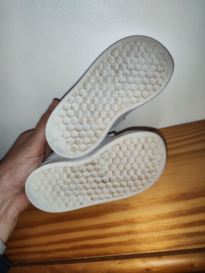 Basket adidas blanche et vert - photo numéro 7
