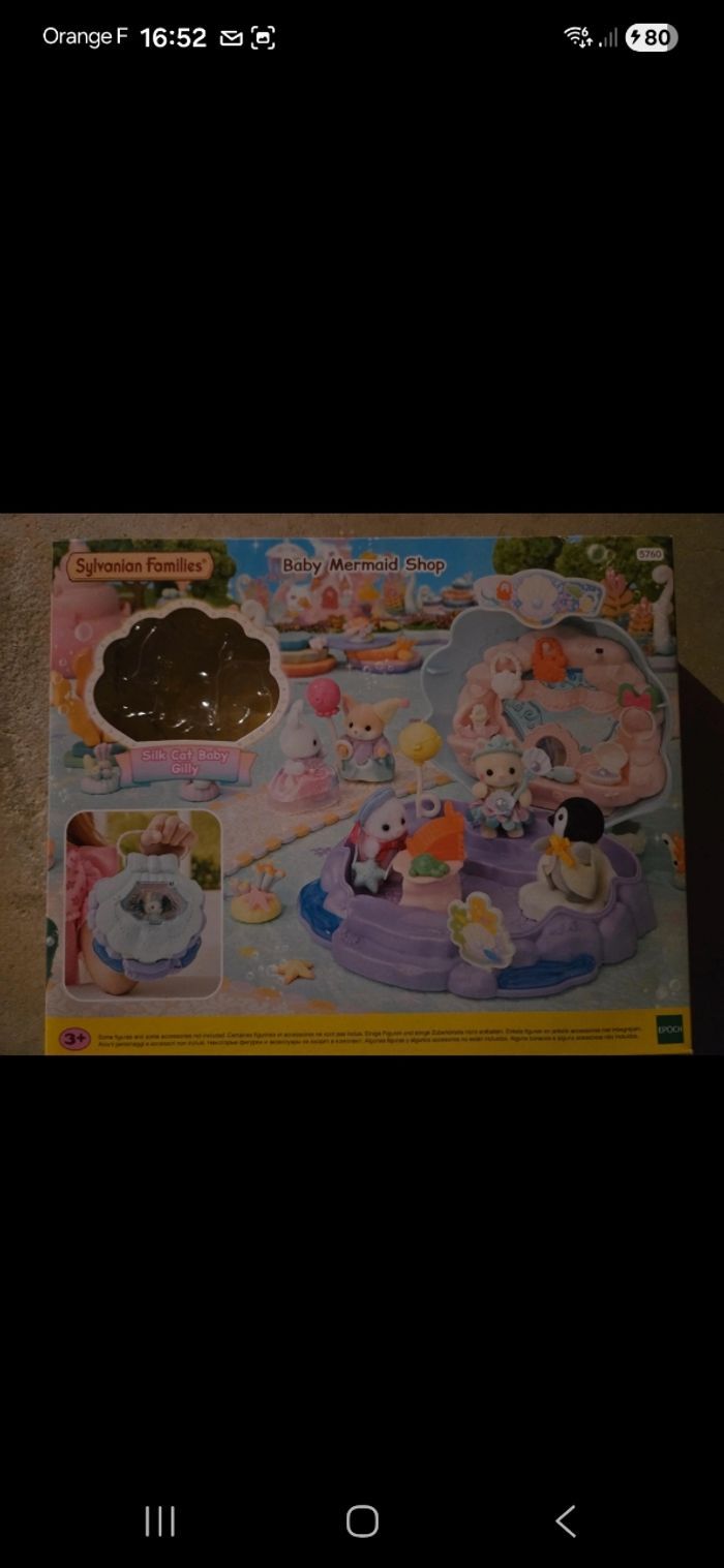 Sylvanian baby mermaid shop