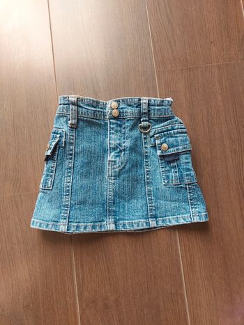 Jupe en jeans bleu