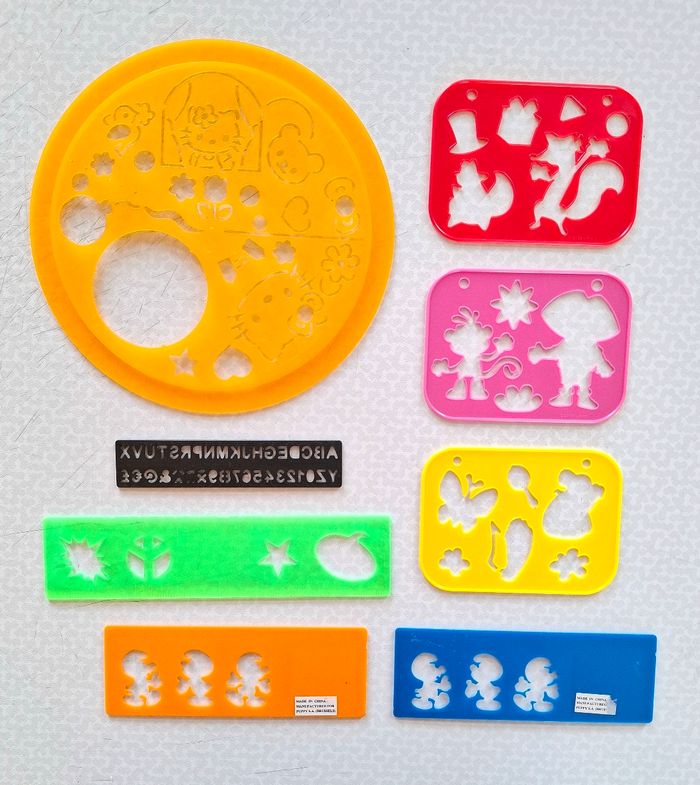 Lot Pochoirs Mandala. - photo numéro 5