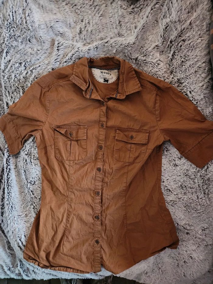 Chemise marron