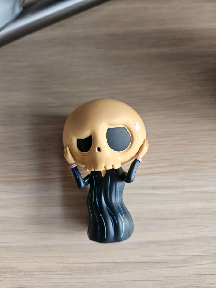 Figurine The Monster Art  The scream Pop Mart  série Louvre - photo numéro 3