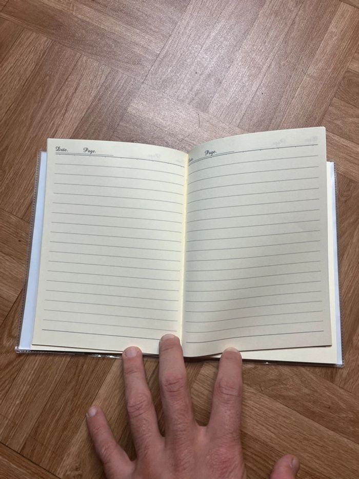Cahier de note doré (NEUF) - photo numéro 2