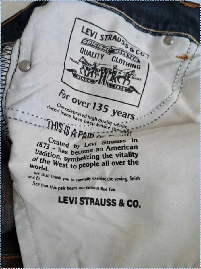 Levi's vintage 519 slim 34x34 - photo numéro 3