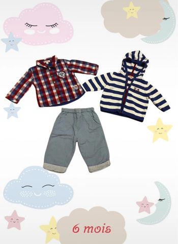 Ensemble garçon 6 mois