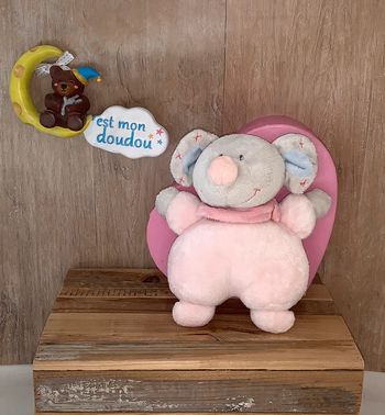 CAR04 doudou souris 🐭 carrefour