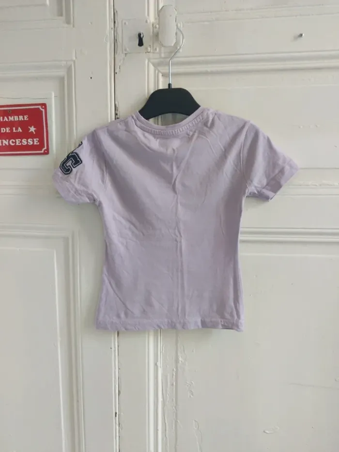 T shirt lila  American college 4-5 ans - photo numéro 4