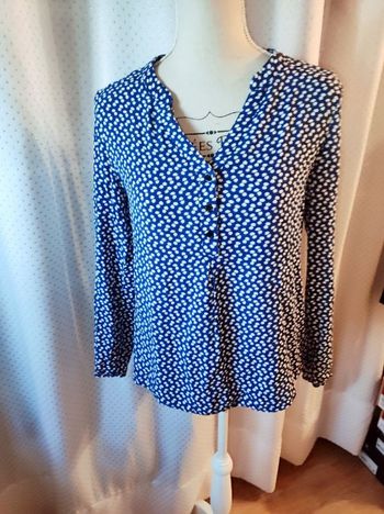 Blouse à motifs Vintage Dressing, taille unique, TBE