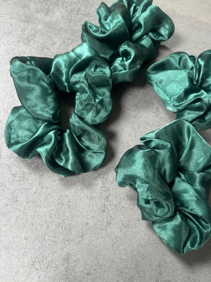 Lot de 4 chouchous vert - photo numéro 3