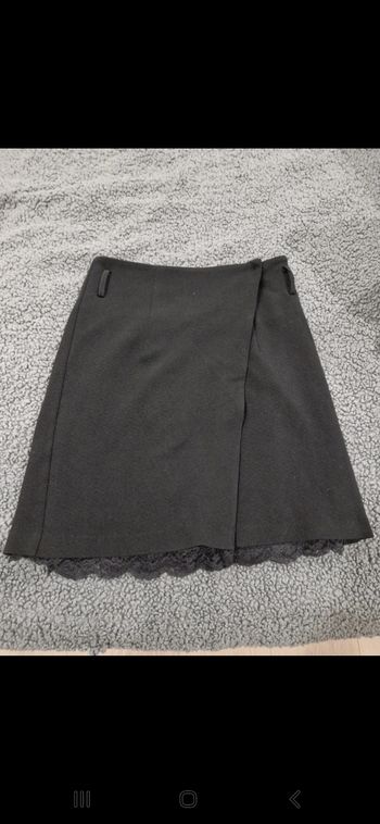 Jupe noire portefeuille