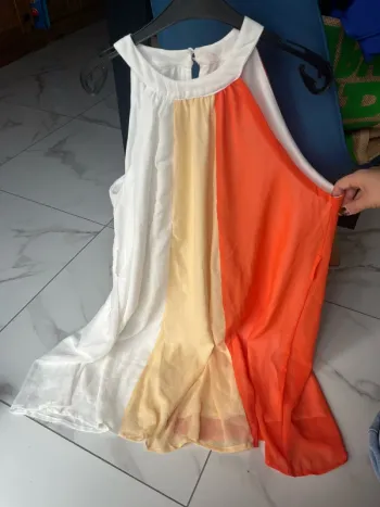 Robe été tricolore