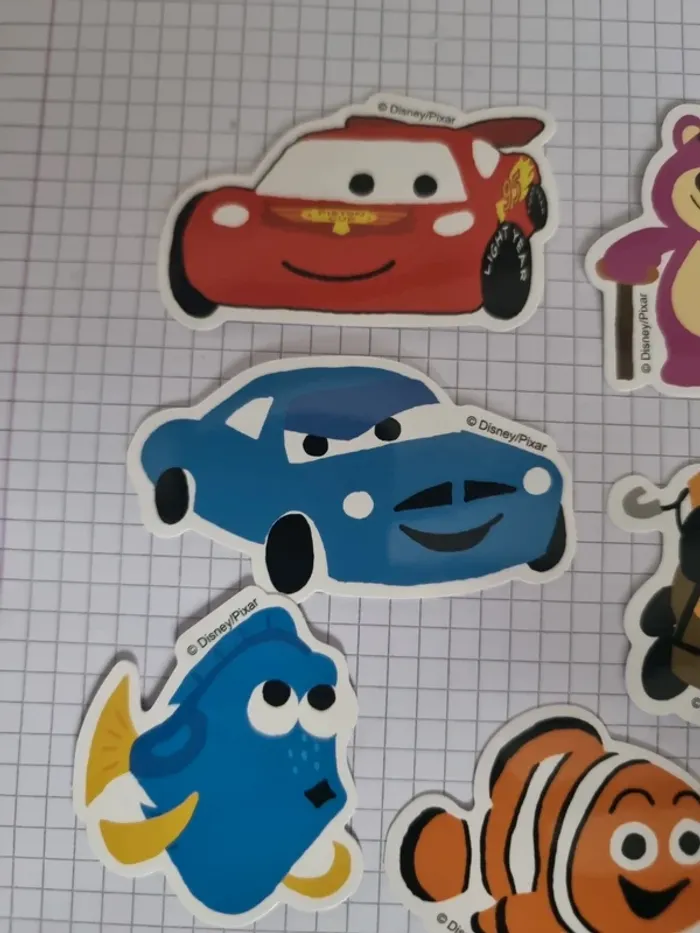 Lot d'autocollants thème pixar (lot E) - photo numéro 7