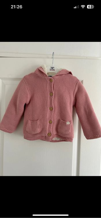 Veste fourée 24 mois