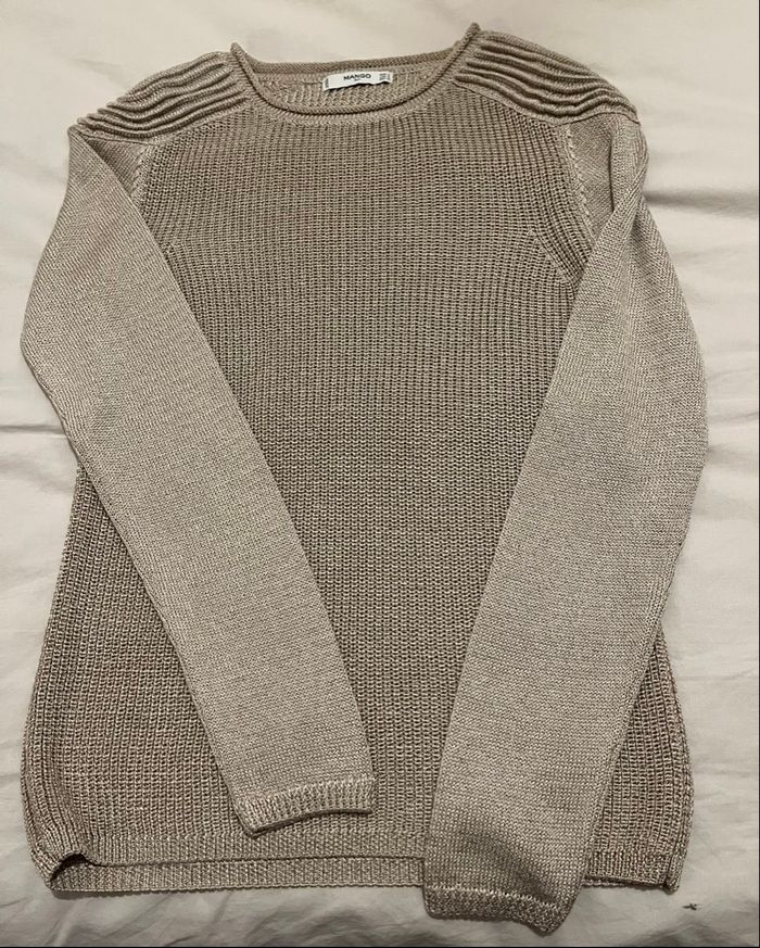 Pull Mango beige - photo numéro 2