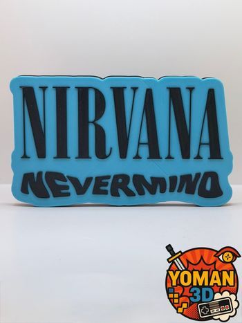 Logo décoratif nirvana nevermind