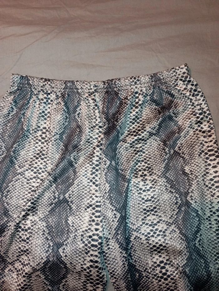 Legging motif serpent beige/ gris - photo numéro 2
