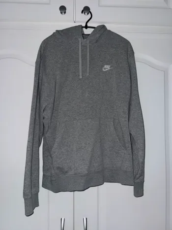 Sweat à capuche gris clair Nike