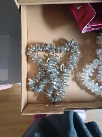 Superbe collier en cristal de bohème