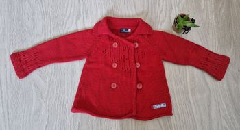 Gilet Sergent Major - Rouge - 4 ans