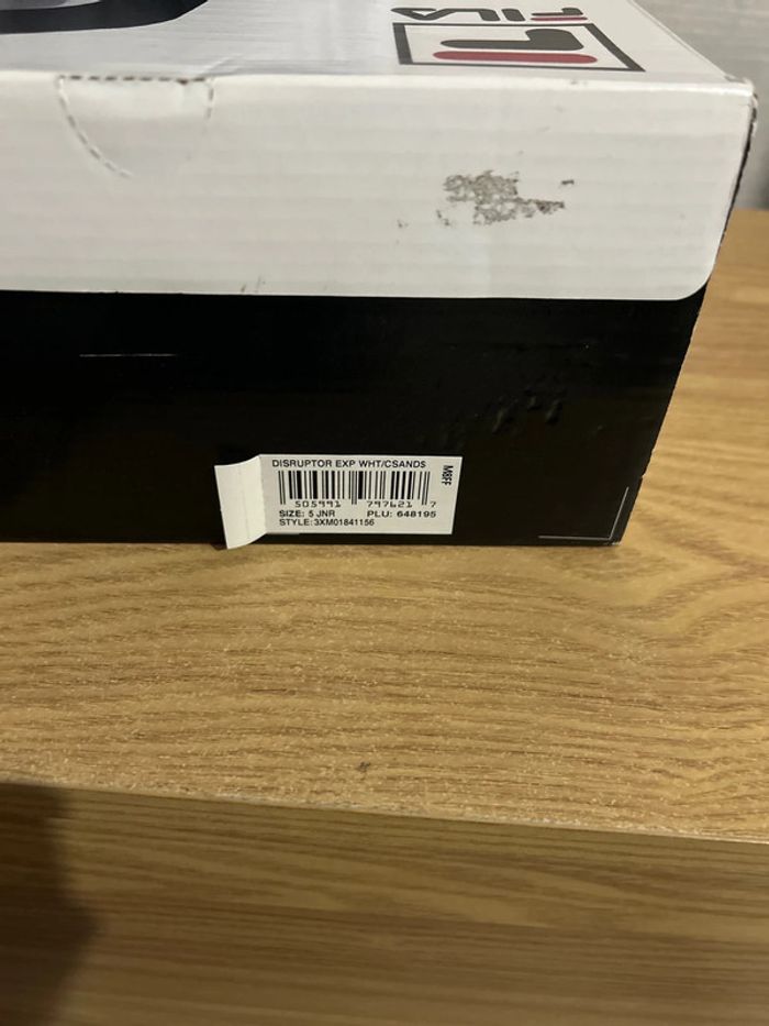 Baskets compensées blanches beige Fila Disruptor 38.5 - photo numéro 6