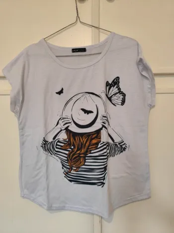 T-shirt shein femme taille L