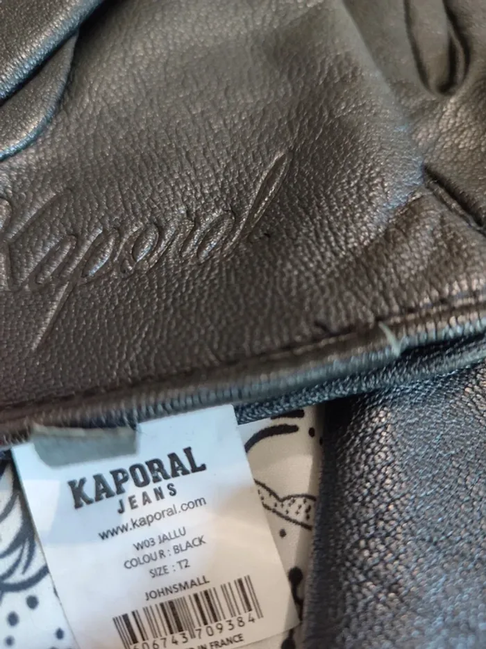 Gants similicuir noir 🍂 Kaporal - photo numéro 5
