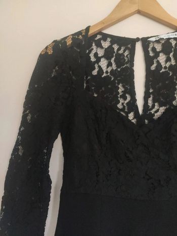 Zara robe longue de soirée dentelle  S