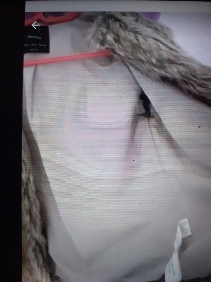 Veste chaude fausse fourure double 36 38 - photo numéro 3