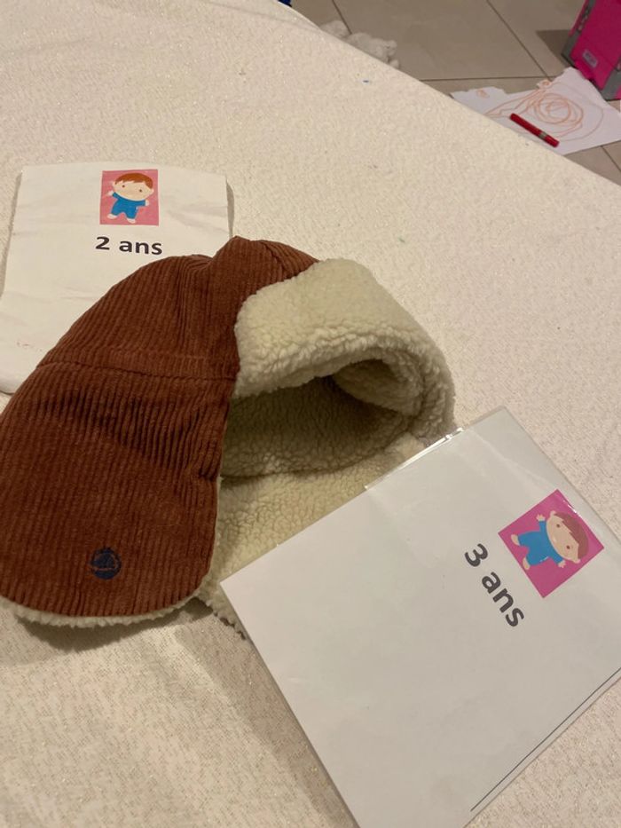 Bonnet petit bateau 50cm neuf
